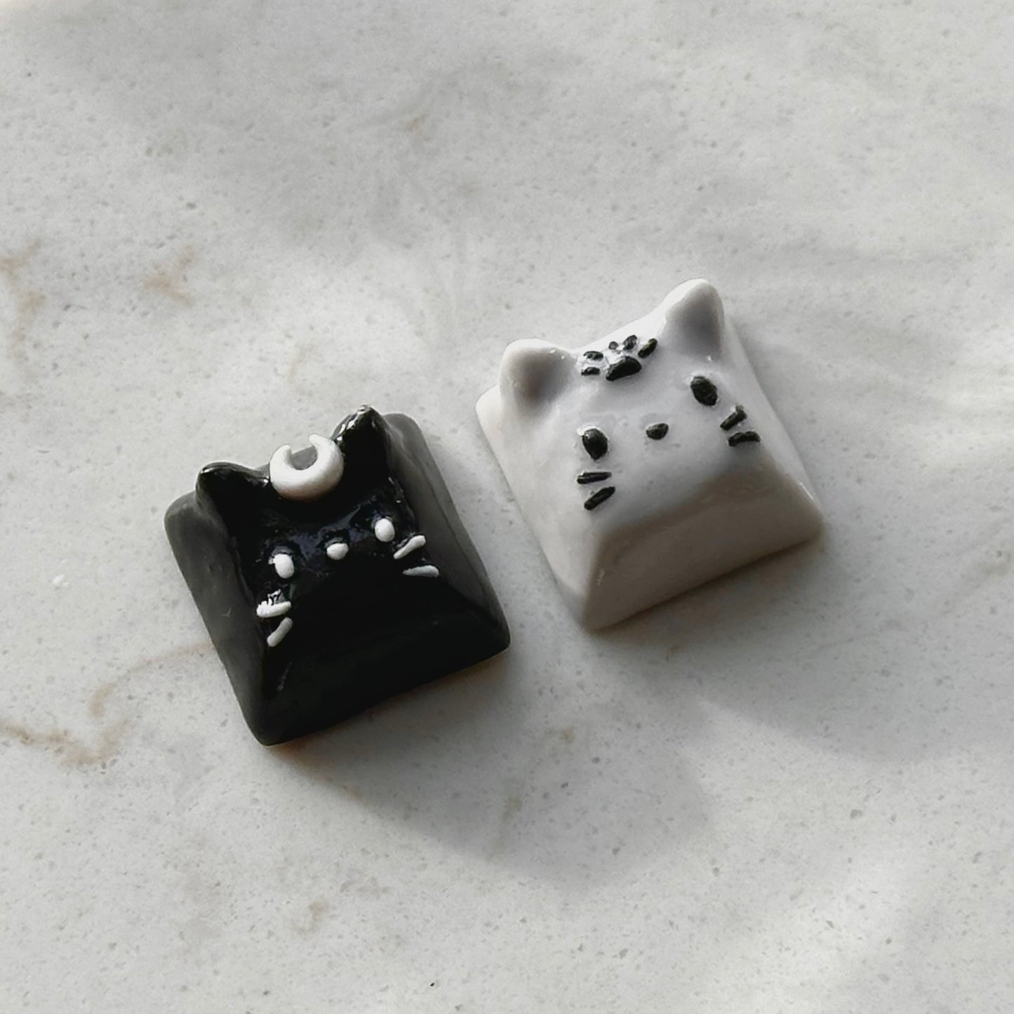 sun & moon kitties | dawn & dusk keycaps