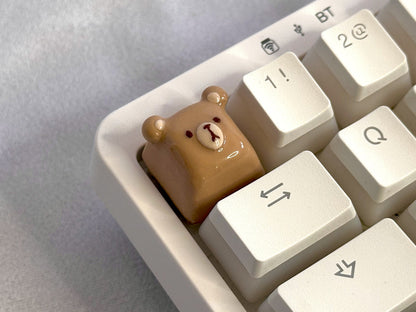 matching bear pair | artisan keycaps