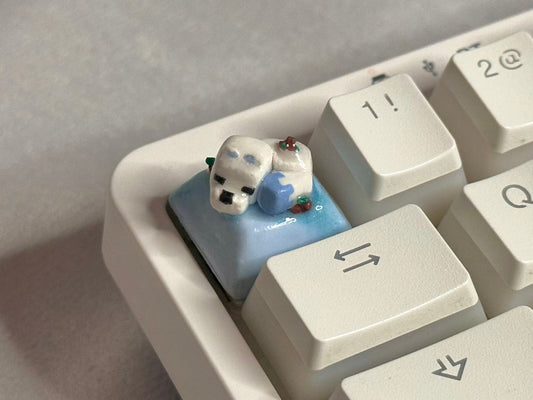 arctic fox | artisan keycap