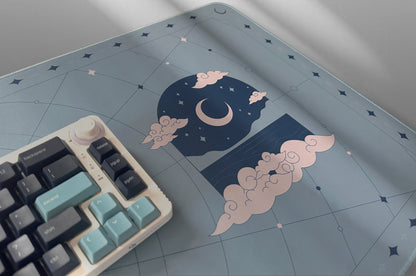 blue | dawn & dusk deskmat