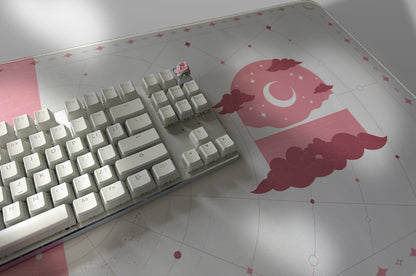 pink | dawn & dusk deskmat