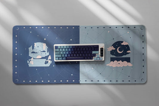 blue | dawn & dusk deskmat