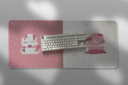 pink | dawn & dusk deskmat