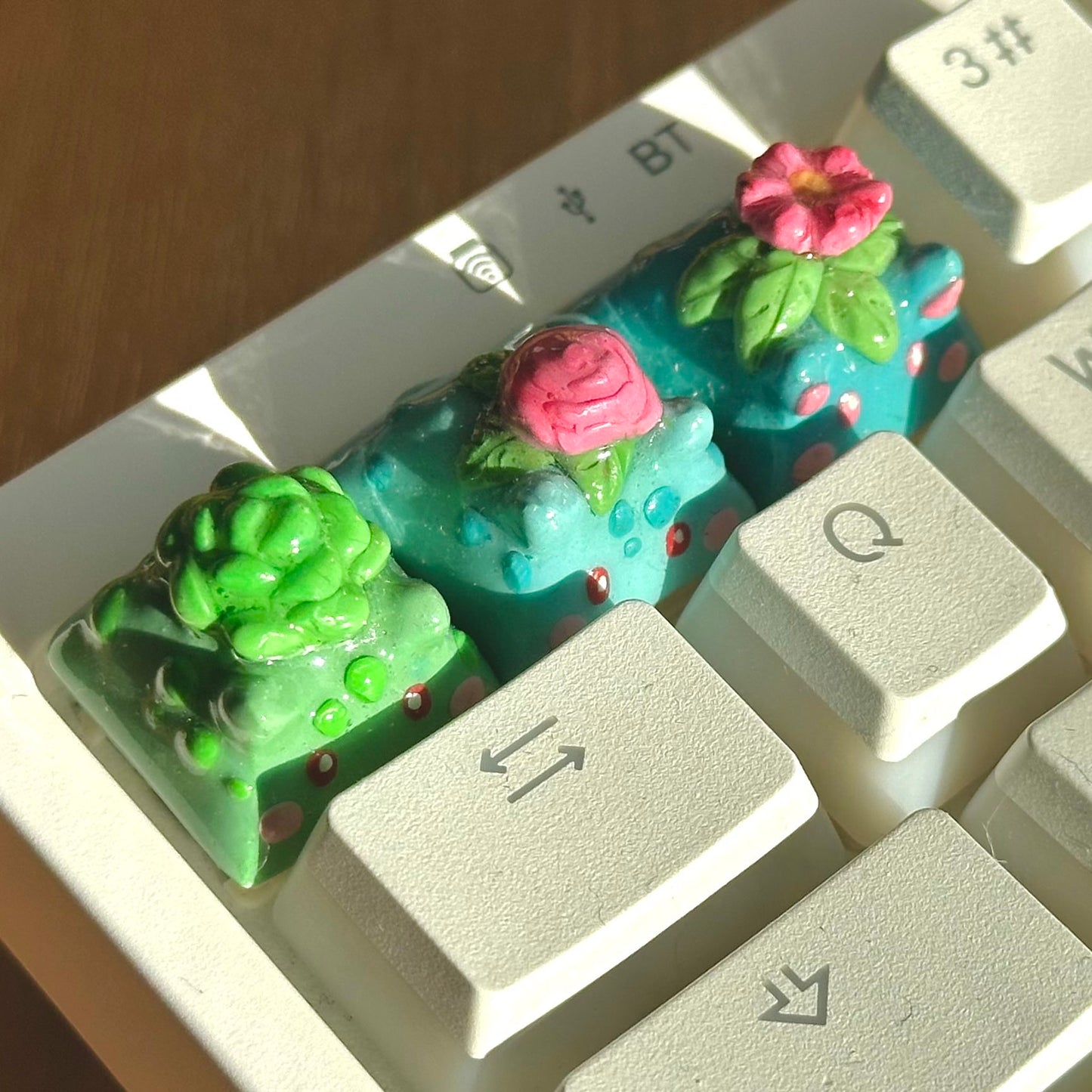 bulbasaur, ivysaur, venusaur | pokemon artisan keycaps